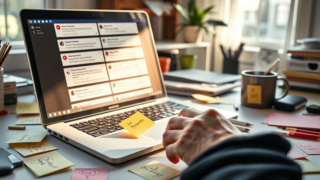 email notifications disrupt focus