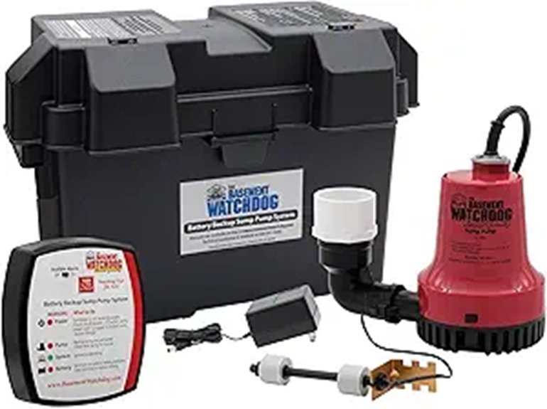 Basement Watchdog Emergency Battery Backup Sump Pump