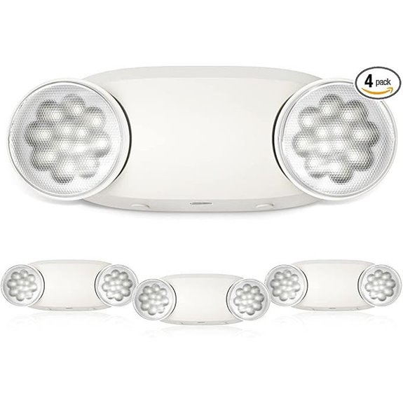 FREELICHT 4 Pack Emergency LED Lights with Battery