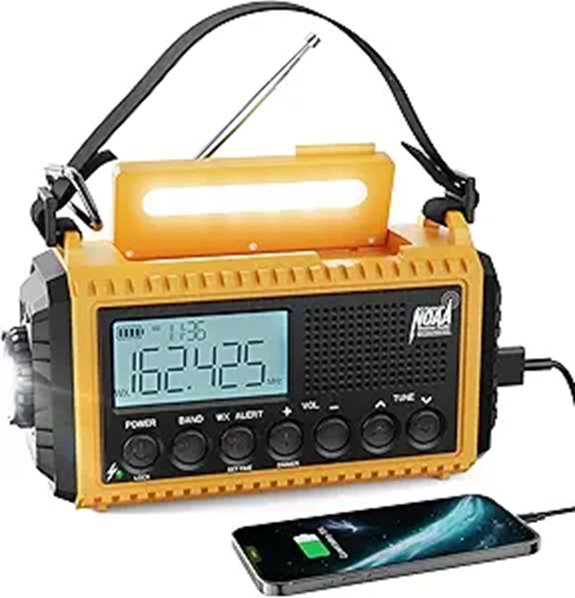 Raynic Emergency Radio with Solar Hand Crank & SOS