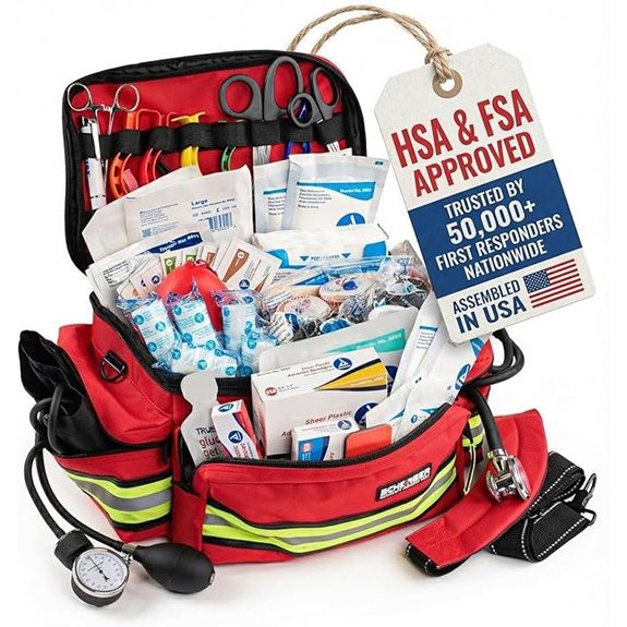 Scherber First Responder EMT Trauma Kit with Supplies