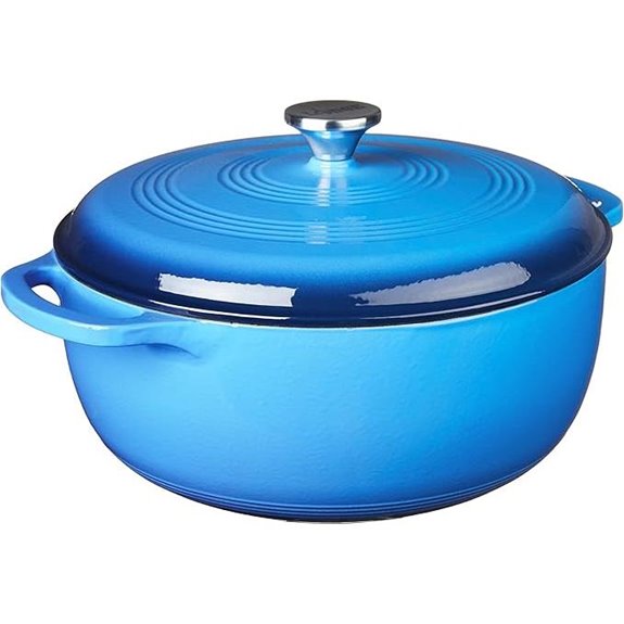 Lodge 7.5 Quart Enameled Cast Iron Dutch Oven