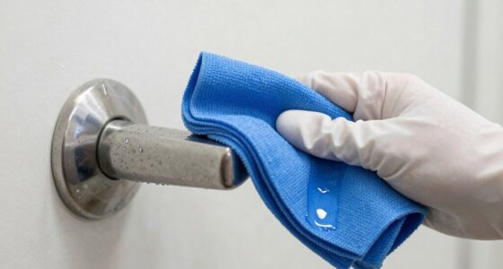 ensure proper disinfectant contact