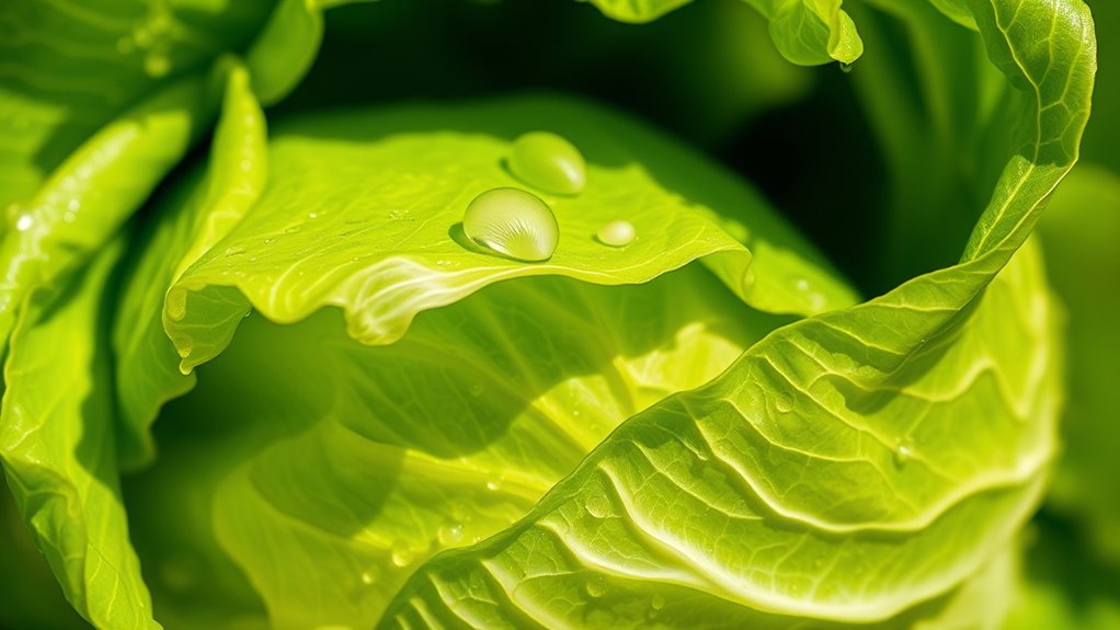 environmental factors disrupt lettuce water