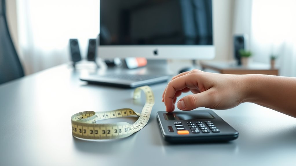 ergonomic desk height setup
