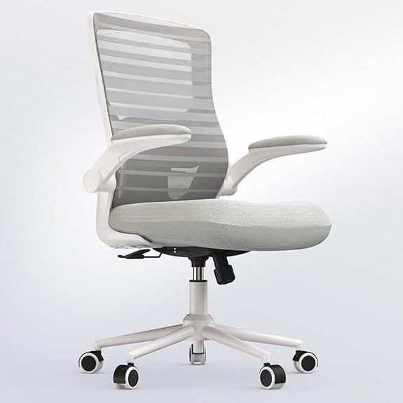 Office Chair with Lumbar Support and Foam Cushion