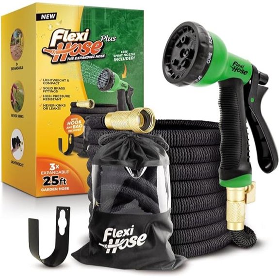 Flexi Hose Plus Expandable Garden Hose with Nozzle