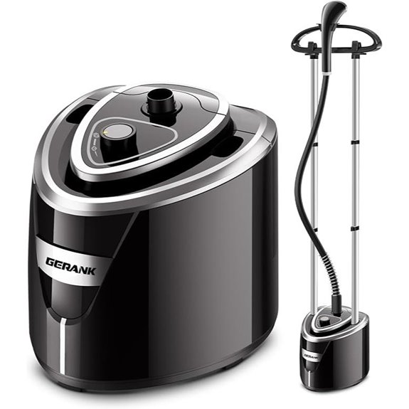 Standing Garment Steamer with Fast Heating and Adjustable Stand
