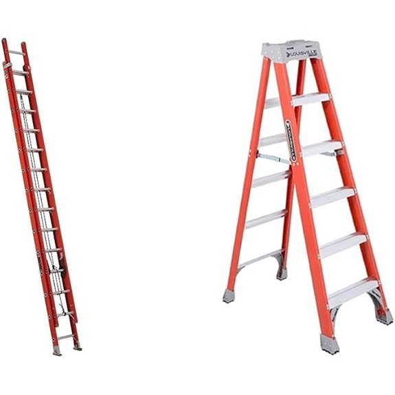 Louisville Fiberglass Ladder Extension & Step Bundle