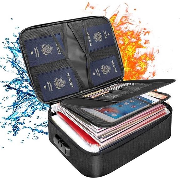 DocSafe Fireproof Document Bag with Lock
