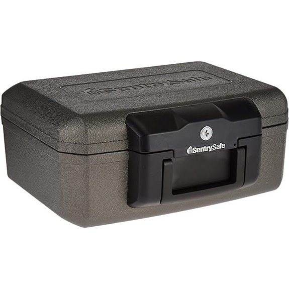 SentrySafe Fireproof Lock Box for Home & Travel