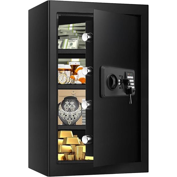 6.0 Cub Fire & Waterproof Home Safe with Alarm