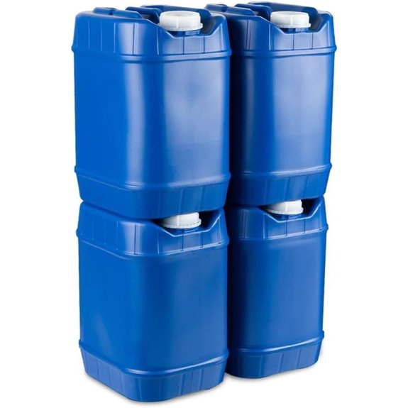 5-Gallon Stackable Water Storage Containers