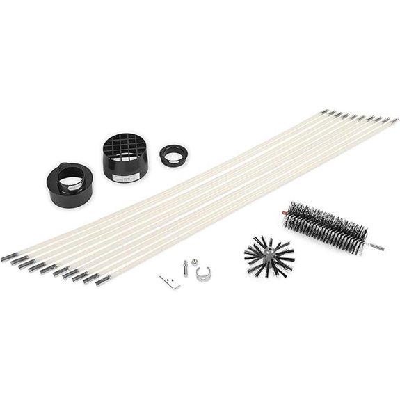 LintEater Dryer Vent Cleaning Kit with 14 Flexible Rods