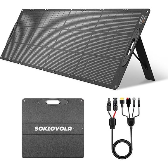 200W Foldable Waterproof Solar Panel Kit for Outdoors