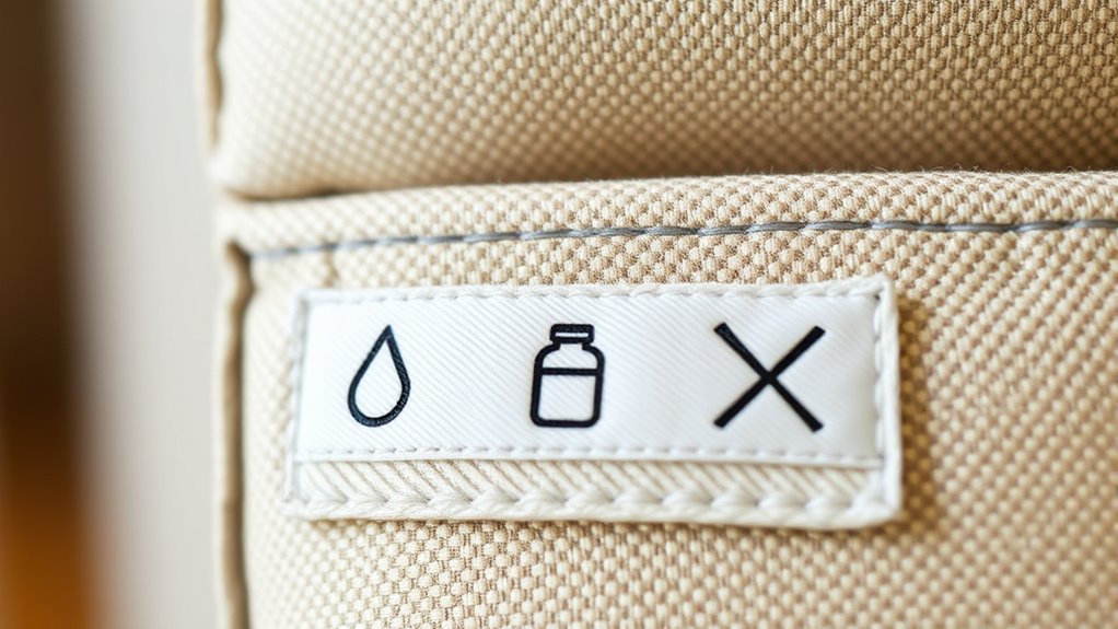 follow label cleaning instructions