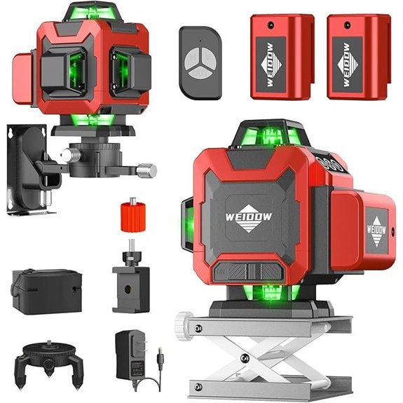 WEIDDW 4D Laser Level with 16 Lines and Self-Leveling