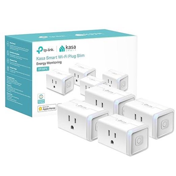 Kasa Mini Smart Plug 4-Pack with Apple HomeKit
