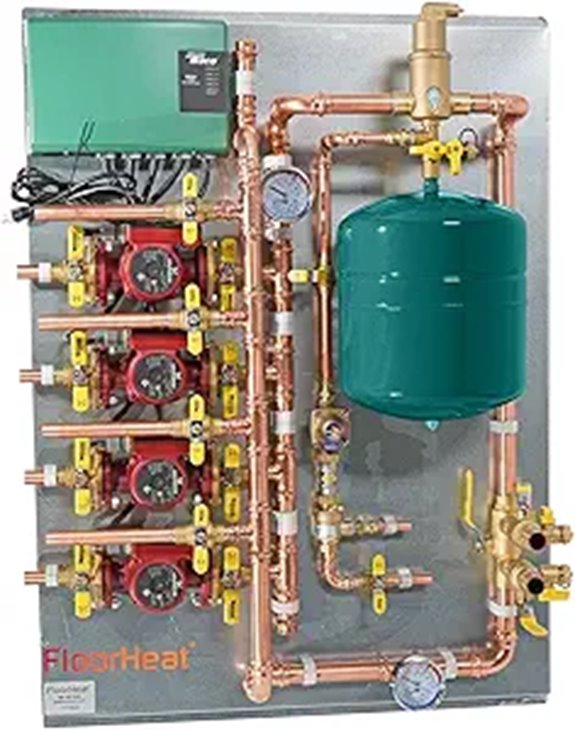 Hydronic Radiant Heat Control Panel - 4 Zones