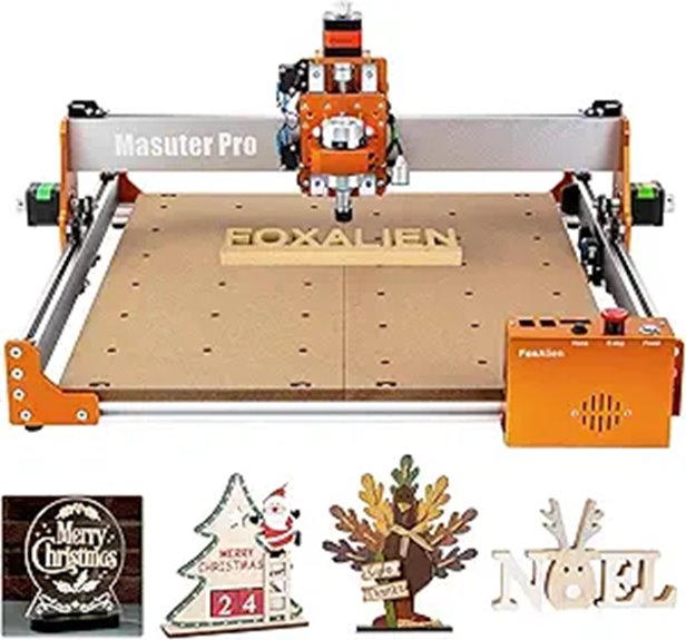 FoxAlien Masuter Pro 3-Axis CNC Router Engraving Machine