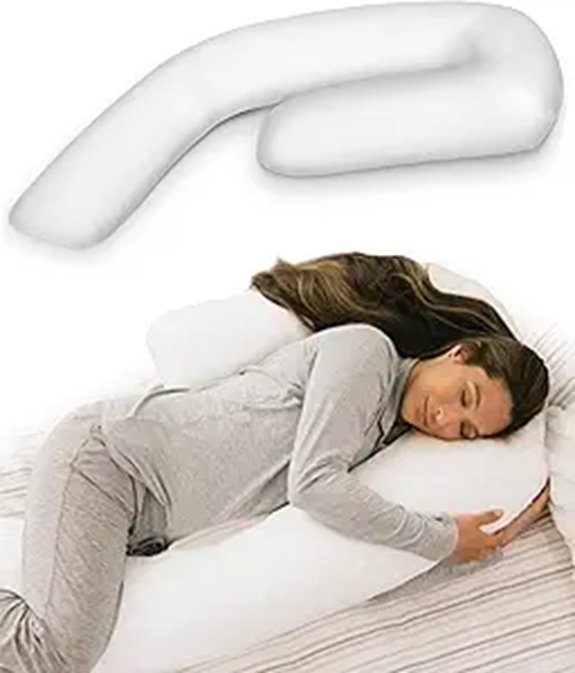 MedCline Full Length Body Pillow for Side Sleepers