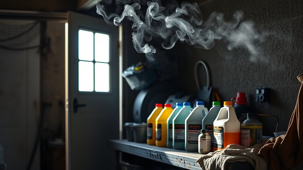 garage fluid leak hazards