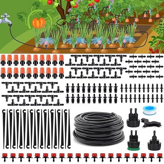 Drip Irrigation Kit for Garden and Lawn