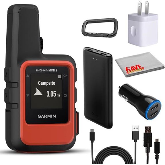 Garmin inReach Mini 2 Satellite Communicator Bundle
