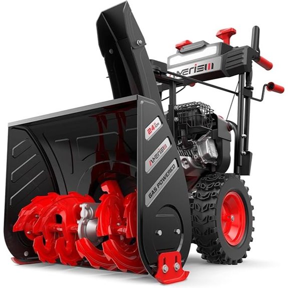 Gas-Powered Snow Blower with Electric Start & LED Lights