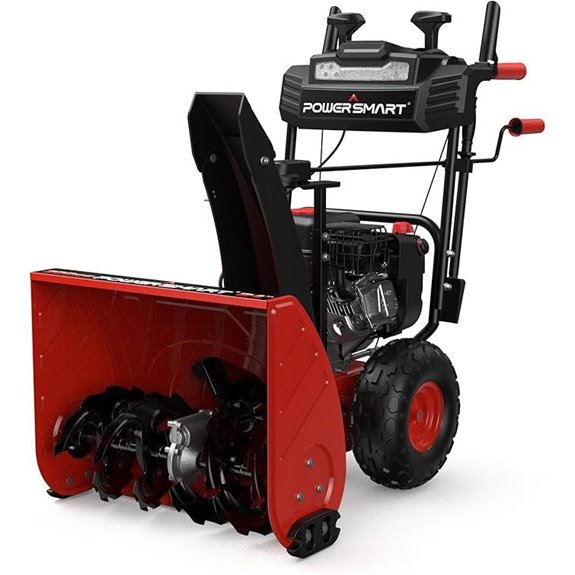 PowerSmart 24-Inch Gas Snow Blower with LED Lights
