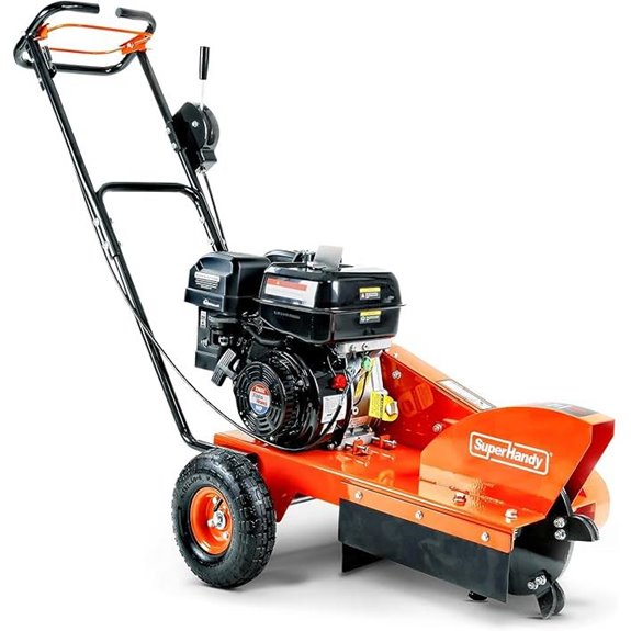 SuperHandy Gas-Powered Stump Grinder with 9HP Engine