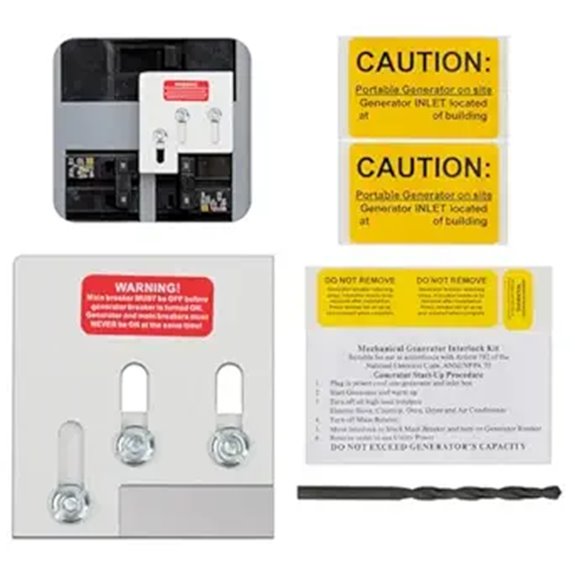 Generator Interlock Kit for Square D QO/Homeline Panels