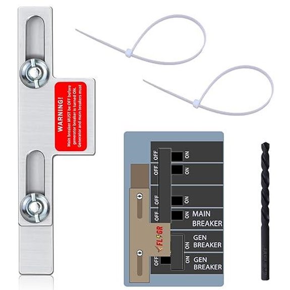 Generator Interlock Kit for Square D Homeline Breakers
