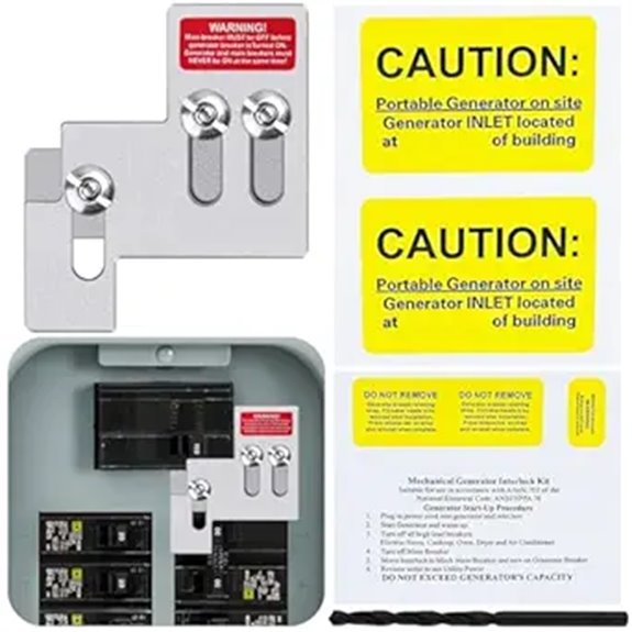 Generator Interlock Kit for Square D QO & Homeline Panels