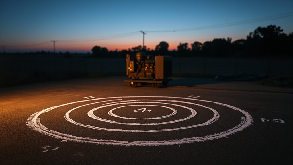 generator noise diminishes with distance