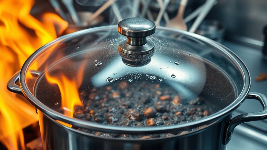 glass lid heat risks