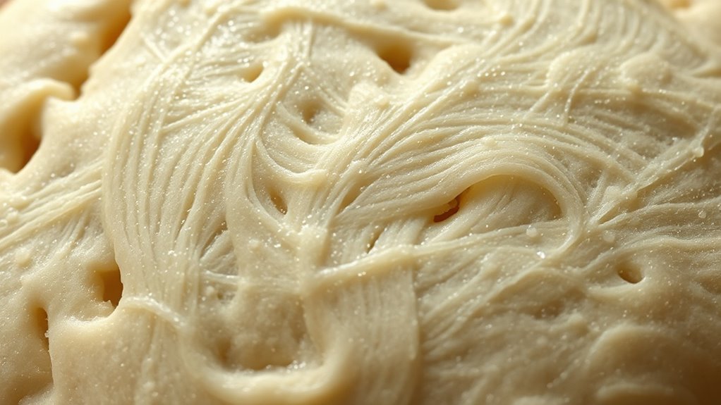 gluten network enhances elasticity