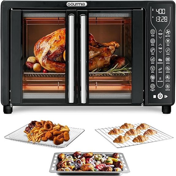 gourmia toaster oven air fryer