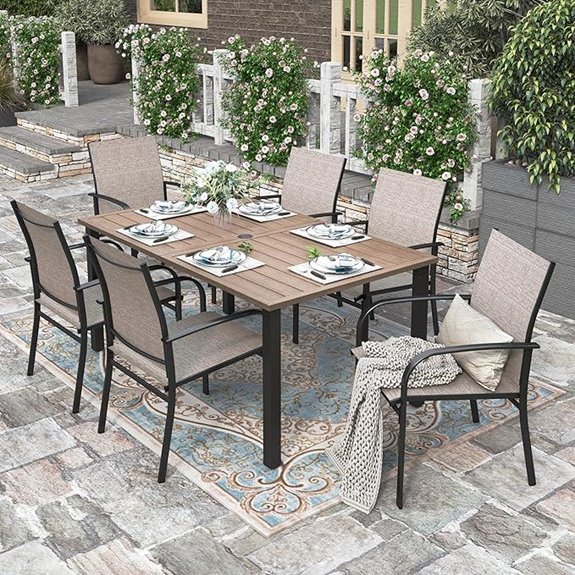 HERA'S HOUSE 6-7 Piece Patio Dining Set