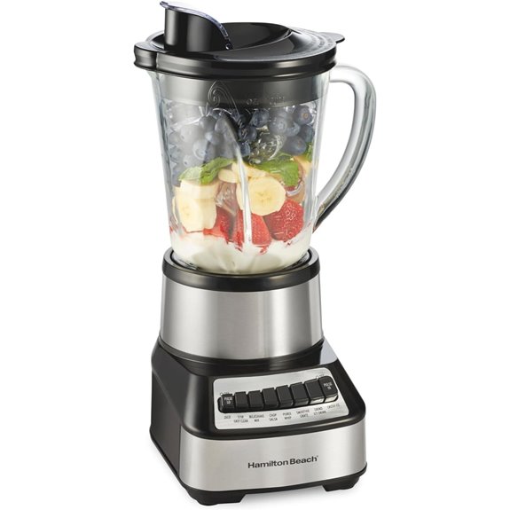 Hamilton Beach Wave Crusher Blender with 40 oz Glass Jar