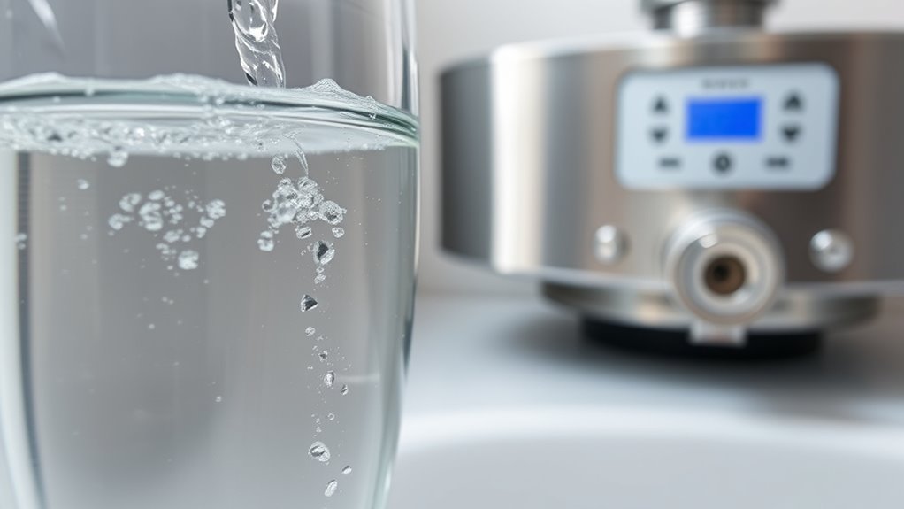 hard water causes mineral buildup