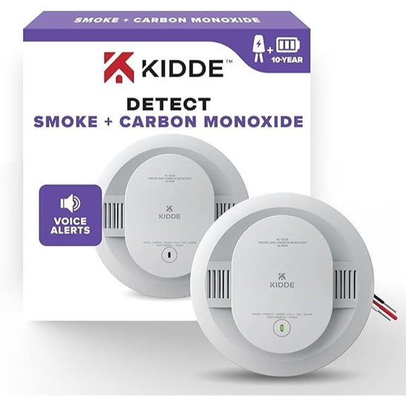 Kidde Hardwired Smoke & CO Detector with Voice Alerts