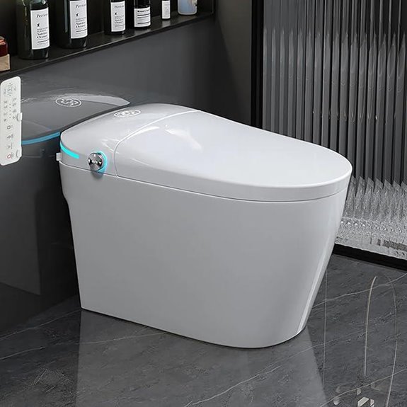Smart Toilet with Bidet Heated Seat & Remote