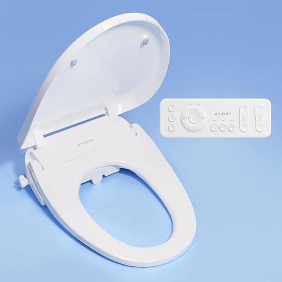 TUSHY Cloud+ Heated Bidet Toilet Seat with Remote