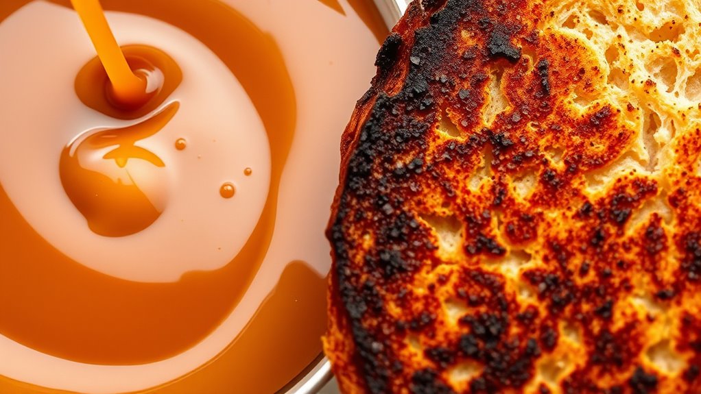 heating sugar produces caramel