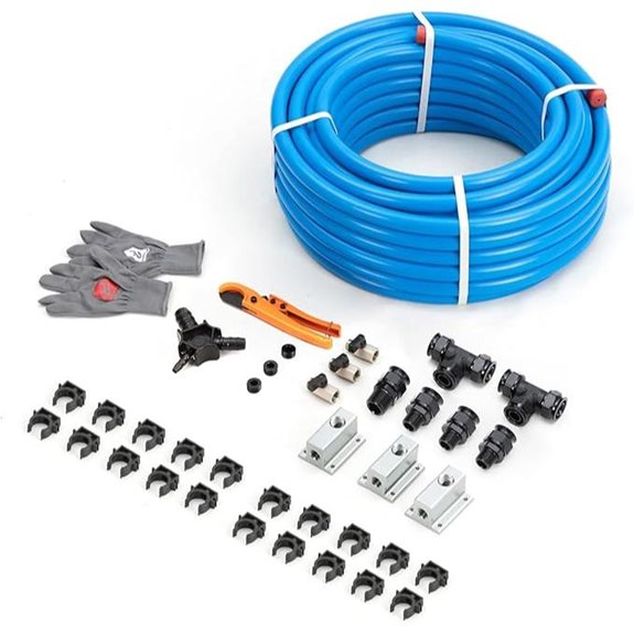 Compressed Air Piping System 3/4 x 100ft HDPE Hose Kit