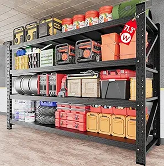 Heavy Duty Garage Shelving Units 5000LBS Capacity