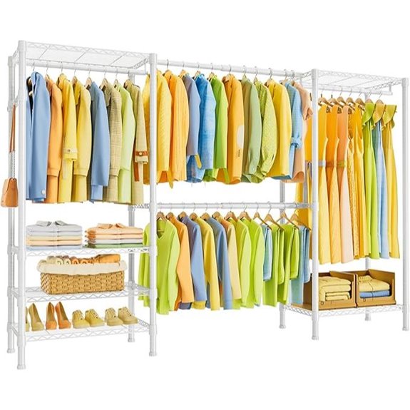 SEMHOR E06 Heavy Duty Expandable Closet Rack
