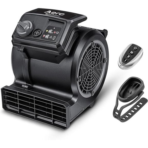 Vacmaster AM201R 3-Speed Floor Fan for Drying