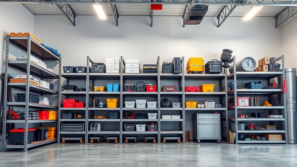 heavy duty durable adjustable shelving